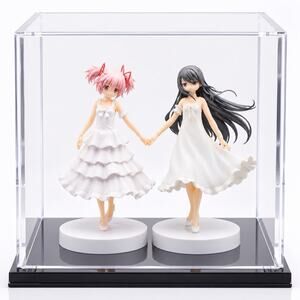 Banpresto SQ Madoka Magica Madoka & Homura White Dress Figure Pair Open Box